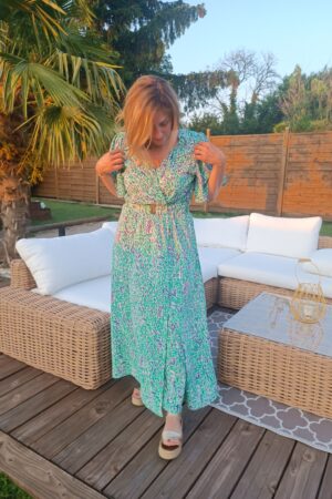 Robe feuillage