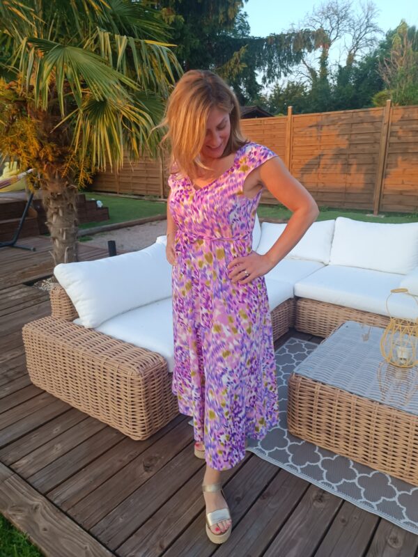 Robe tie and dye