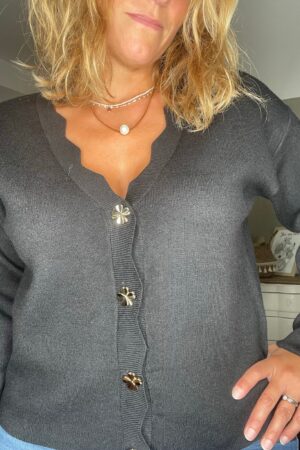 Gilet Trefle noir