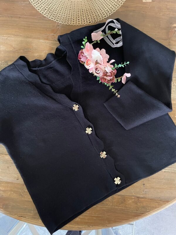 Gilet Trefle noir